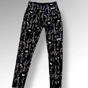 Victorias Secret Leggings Womens Medium Sport Tight High Rise Butterfly S Floral